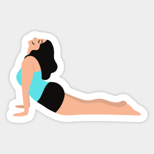 Cobra Pose - Bhujangasana Sticker